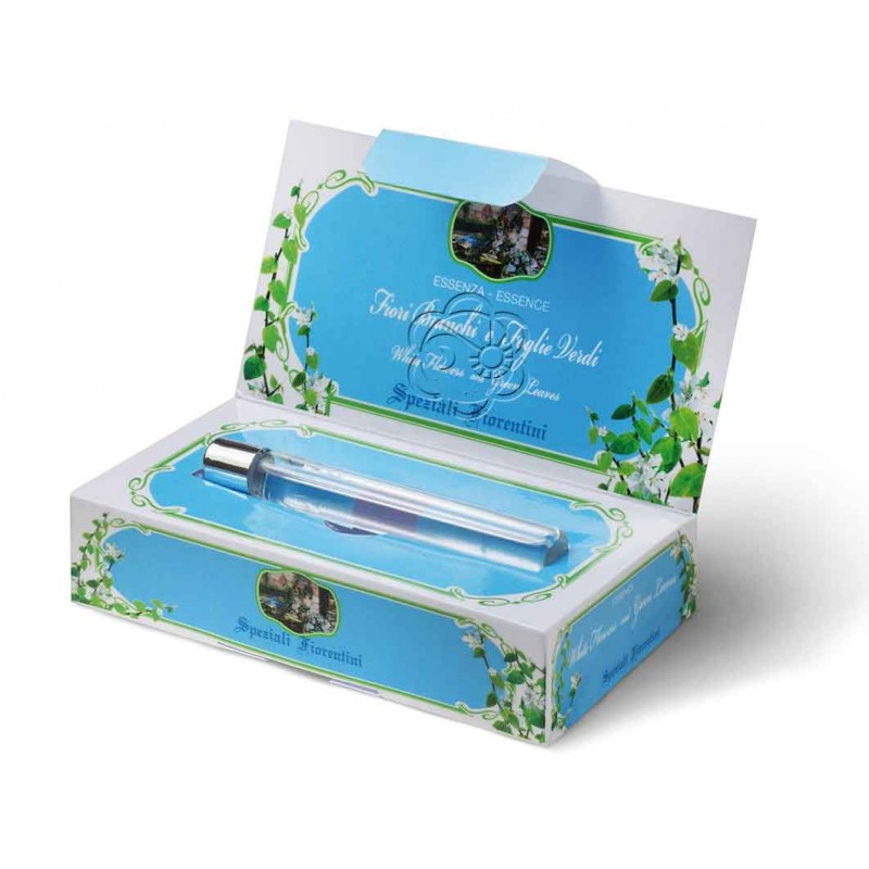 Essenza Roll-On Fiori Bianchi e Foglie Verdi (10 ml) Derbe Speziali Fiorentini - Regali Essenza Roll-On Fiori Bianchi e Foglie Verdi (10 ml) Derbe Speziali Fiorentini - Regali