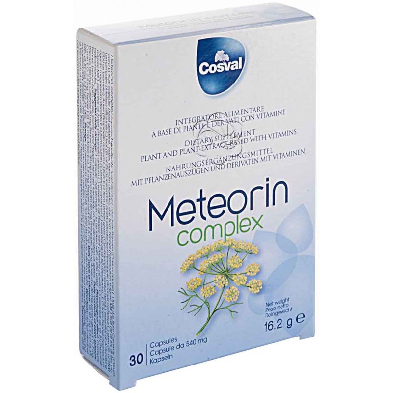 Meteorin Complex (20 Capsule da 1500 mg) Cosval - Gonfiori Meteorin Complex (20 Capsule da 1500 mg) Cosval - Gonfiori