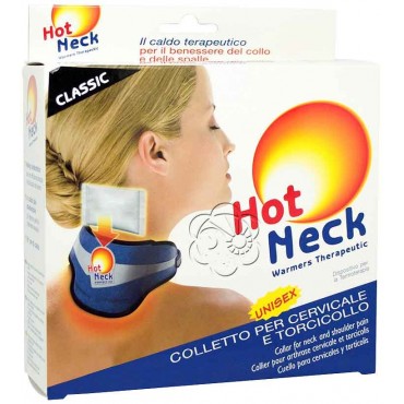 Colletto Cervicale Hot Neck - Colletto Riscaldante Termoterapico (1 Colletto + 2 bustine termogeniche) Hot Neck