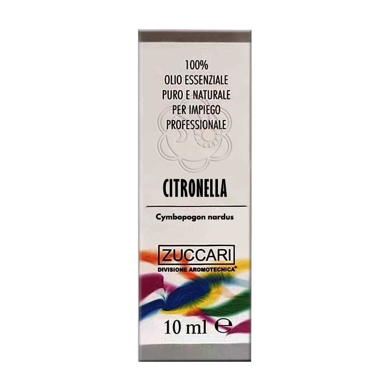 Olio Essenziale di Citronella (10 ml) Zuccari - Aromaterapia Olio Essenziale di Citronella (10 ml) Zuccari - Aromaterapia