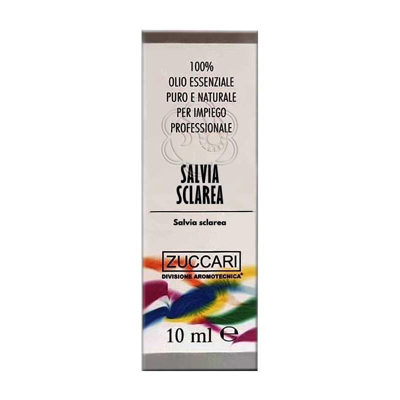 Olio Essenziale di Salvia Sclarea (10 ml) Zuccari - Aromaterapia