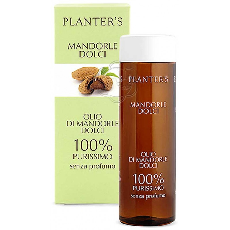 Olio di Mandorle Dolci Senza Profumo (200 ml) Planters - Cosmesi Olio di Mandorle Dolci Senza Profumo (200 ml) Planters - Cosmesi