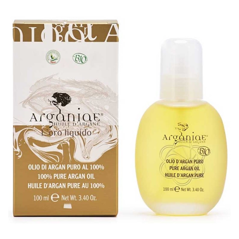 Olio Argan Puro - Olio Puro di Argan al 100% (100ml) Arganiae - Cosmesi Olio Argan Puro - Olio Puro di Argan al 100% (100ml) Arganiae - Cosmesi