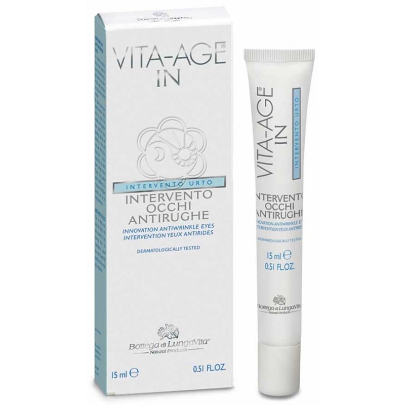 Crema Contorno Occhi - Intervento Occhi Vita Age In (15 ml) Bottega di Lungavita - Cosmesi