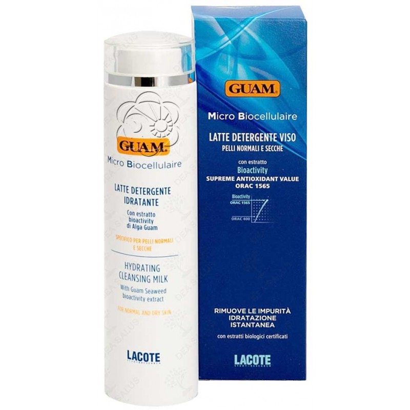 Latte Detergente Viso Pelli Normali e Secche (200 ml) Guam Lacote - Cosmesi Latte Detergente Viso Pelli Normali e Secche (200 ml) Guam Lacote - Cosmesi