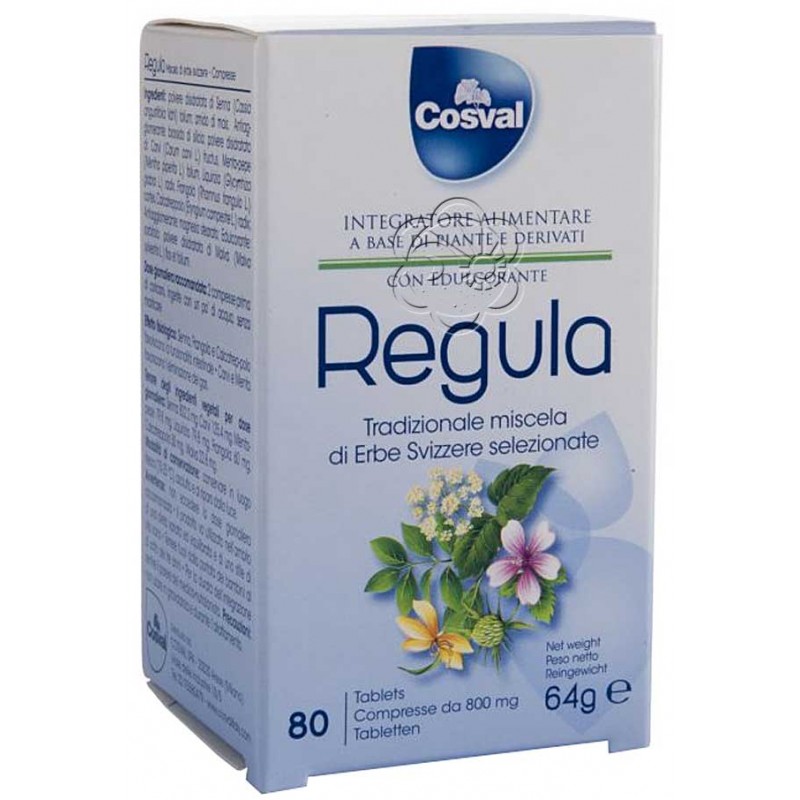 Regula da 80 Compresse Cosval - Lassativi, Purganti Regula da 80 Compresse Cosval - Lassativi, Purganti