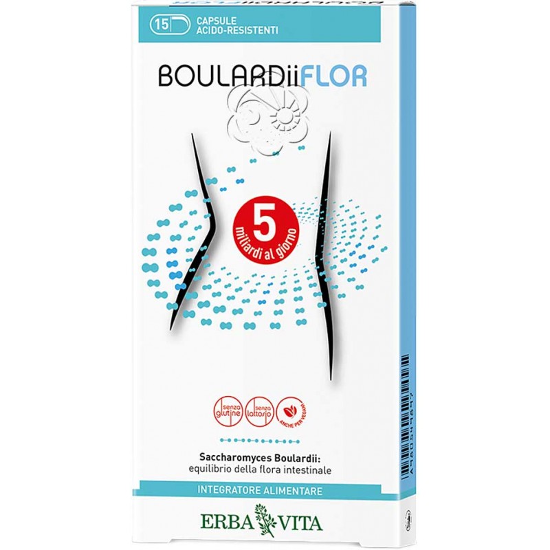 BoulardiiFlor (15 Capsule) Erba Vita - Fermenti Lattici BoulardiiFlor (15 Capsule) Erba Vita - Fermenti Lattici