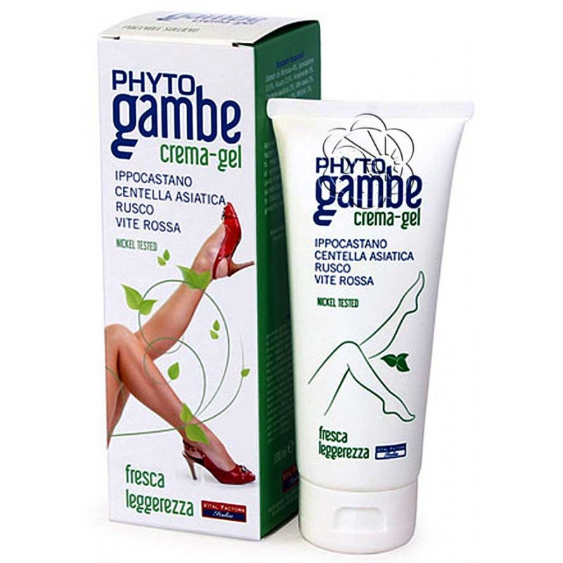 PhytoGambe Crema Gel (100 ml) Vital Factors - Varici, Vene, Circolazione PhytoGambe Crema Gel (100 ml) Vital Factors - Varici, Vene, Circolazione