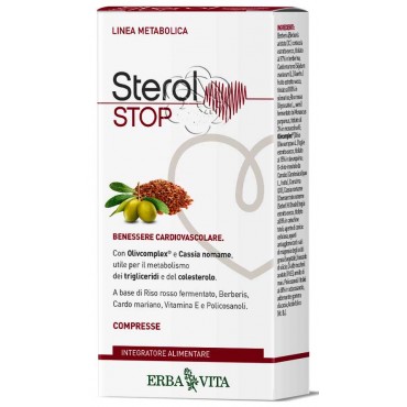 Sterol Stop (30 Compresse) Erba Vita - Colesterolo
