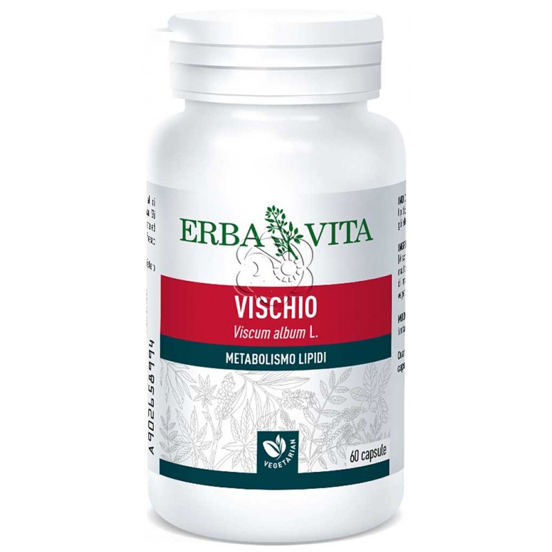Vischio Capsule (60 Capsule da 400 mg) Erba Vita - Arteriosclerosi Vischio Capsule (60 Capsule da 400 mg) Erba Vita - Arteriosclerosi