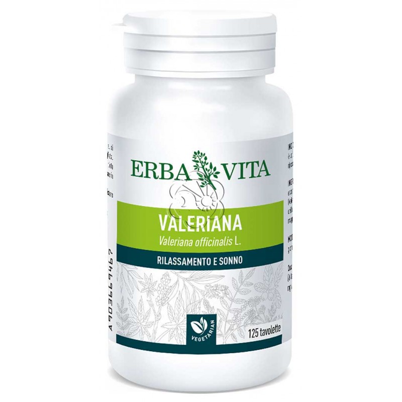 Valeriana (125 Tavolette da 400 mg) Erba Vita - Calmanti Valeriana (125 Tavolette da 400 mg) Erba Vita - Calmanti