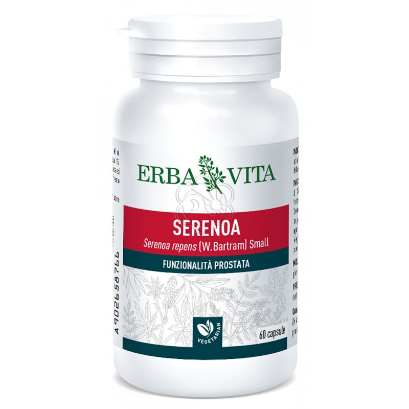 Serenoa repens - Sabal o Saw Palmetto (60 Capsule) Erba Vita - Prostata Serenoa repens - Sabal o Saw Palmetto (60 Capsule) Erba Vita - Prostata