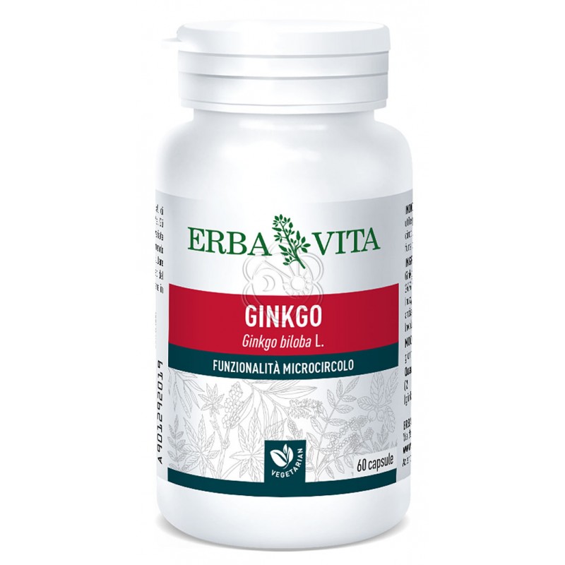Ginkgo Biloba (60 Capsule) Erba Vita - Memoria Ginkgo Biloba (60 Capsule) Erba Vita - Memoria
