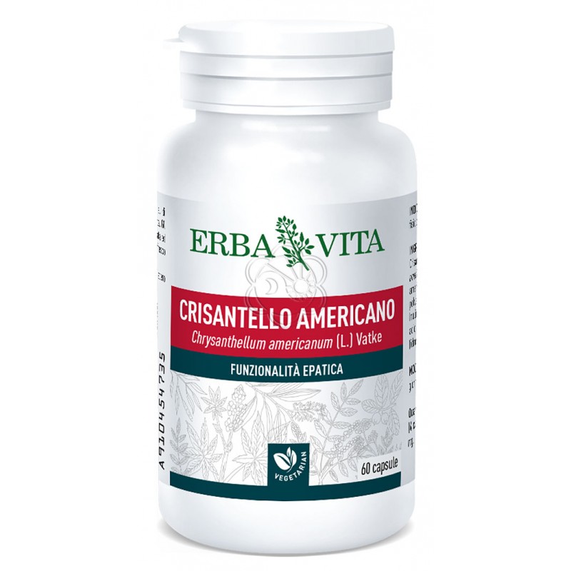 Crisantello Americanum (60 Opercoli) Erba Vita - Fegato Crisantello Americanum (60 Opercoli) Erba Vita - Fegato