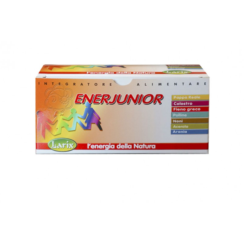 EnerJunior Flaconcini Monodose (210 gr) Larix - Energia Fisica e Mentale EnerJunior Flaconcini Monodose (210 gr) Larix - Energia Fisica e Mentale