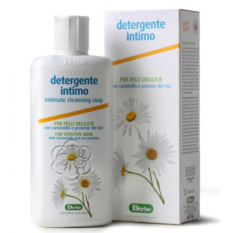 Detergenza Intima Pelli Delicate (200 ml) - Derbe - Sapone Liquido per Igiene Intima