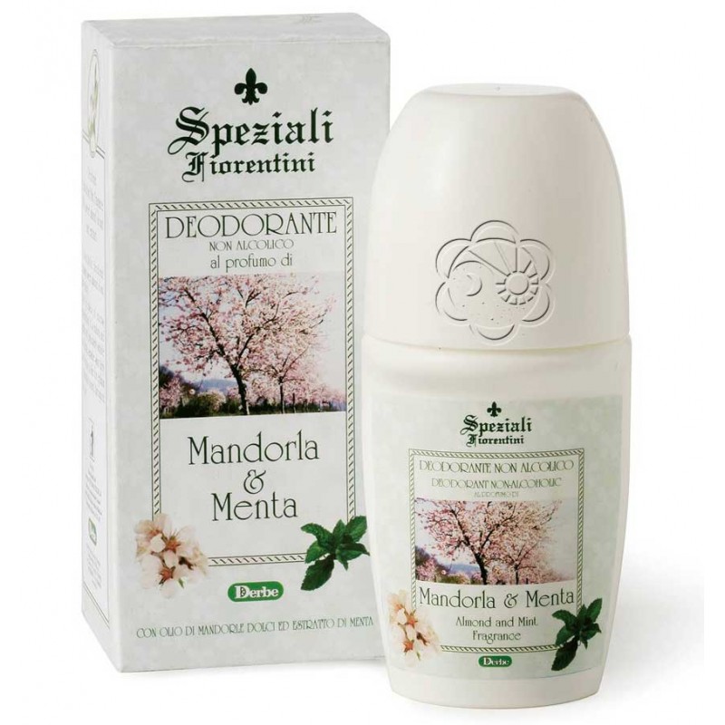 Deodorante Roll On Mandorla e Menta (50 ml) Derbe Speziali Fiorentini - Antiodoranti Deodorante Roll On Mandorla e Menta (50 ml) Derbe Speziali Fiorentini - Antiodoranti