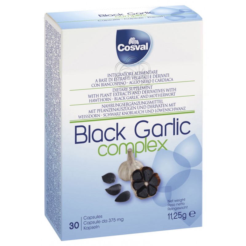 Black Garlic Complex (30 Capsule) Cosval - Pressione Alta Black Garlic Complex (30 Capsule) Cosval - Pressione Alta