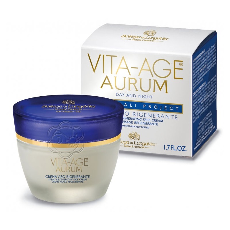 Crema Rigenerante Anti Rughe Vita Age Aurum (50 ml) Bottega di Lungavita - Cosmesi Vegetale Crema Rigenerante Anti Rughe Vita Age Aurum (50 ml) Bottega di Lungavita - Cosmesi Vegetale