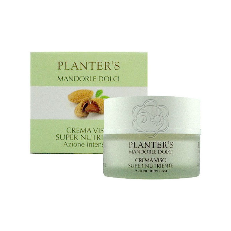Crema Viso Supernutriente Mandorle Dolci (50 ml) Planters - Cosmesi Vegetale Crema Viso Supernutriente Mandorle Dolci (50 ml) Planters - Cosmesi Vegetale