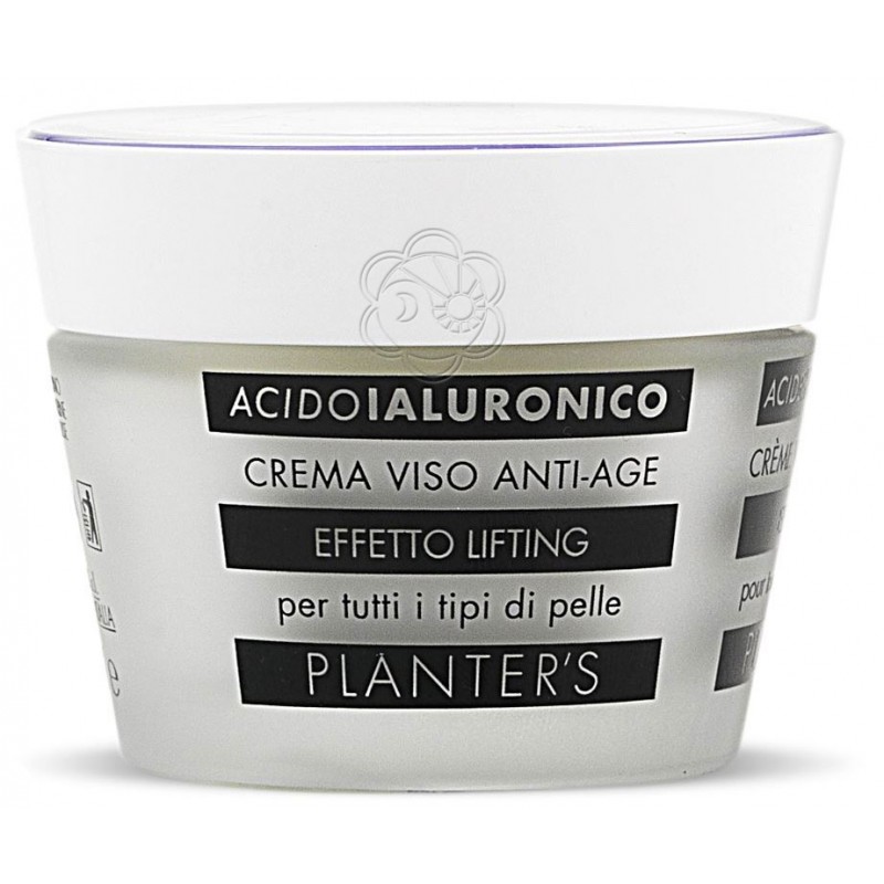 Crema Viso Lifting Acido Ialuronico (50 ml) Planters - Cosmesi Vegetale Crema Viso Lifting Acido Ialuronico (50 ml) Planters - Cosmesi Vegetale