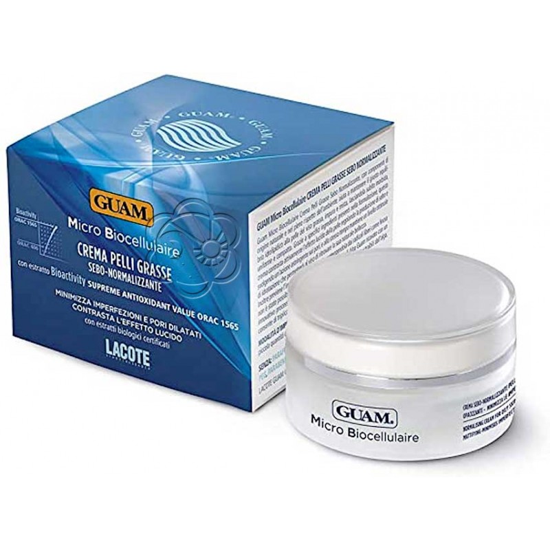 Crema Pelli Grasse Viso Micro Biocellulaire (50 ml) Guam Lacote - Cosmesi Crema Pelli Grasse Viso Micro Biocellulaire (50 ml) Guam Lacote - Cosmesi