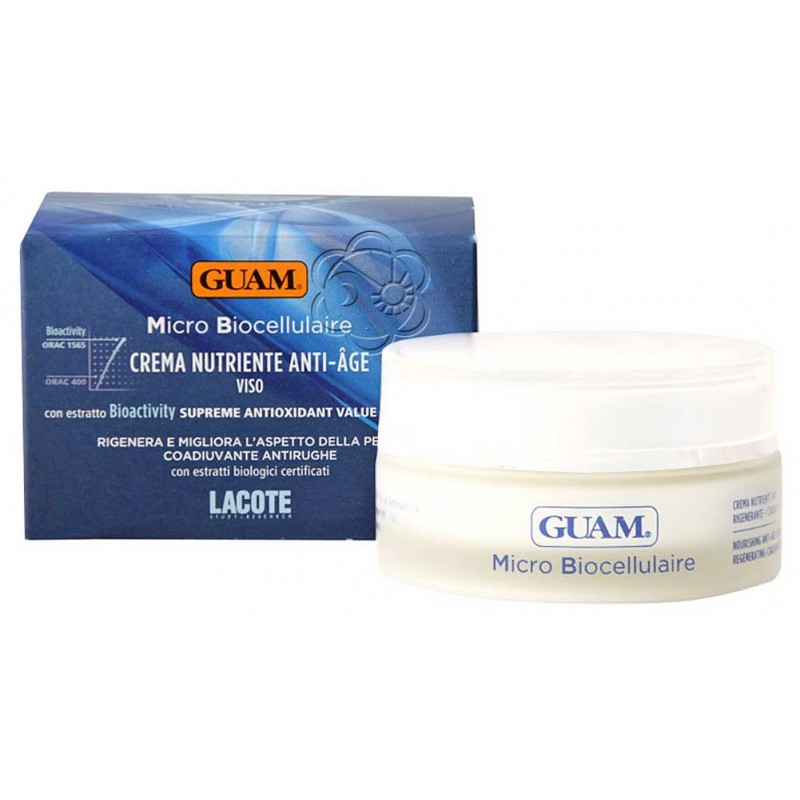 Crema Nutriente Viso Anti-Age Micro Biocellulaire (50 ml) Guam Lacote - Creme Nutrienti