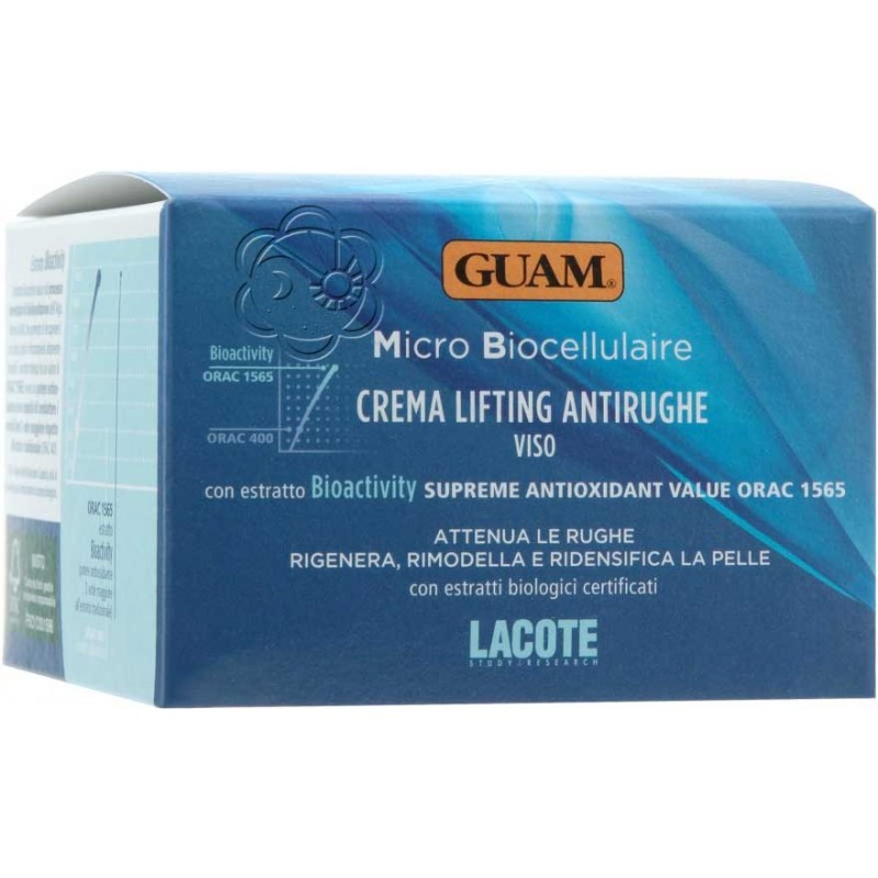 Crema Lifting Antirughe Viso Guam Micro Biocellulaire (50 ml) Guam Lacote - Cosmesi Vegetale Crema Lifting Antirughe Viso Guam Micro Biocellulaire (50 ml) Guam Lacote - Cosmesi Vegetale