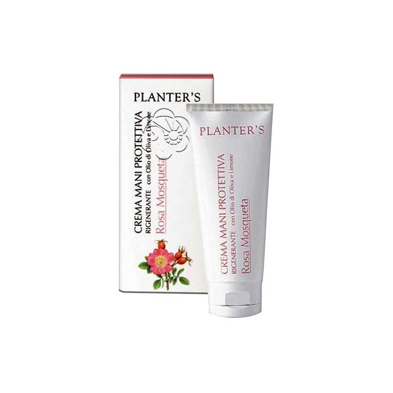 Crema Mani Protettiva Rigenerante alla Rosa Mosqueta (75 ml) Planters - Regali Crema Mani Protettiva Rigenerante alla Rosa Mosqueta (75 ml) Planters - Regali