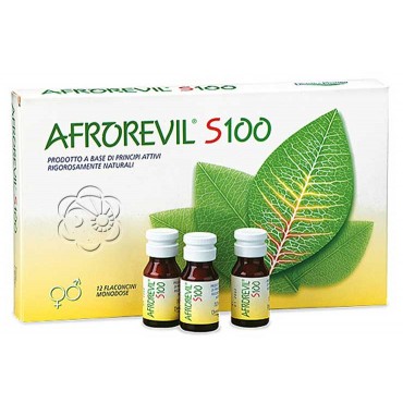 Afrorevil S100 (12 flaconcini) Afrodisiaci Naturali a Base di Erbe - 1 Confezione