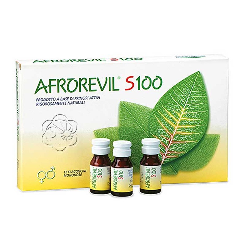 Afrorevil S100 (12 flaconcini) Afrodisiaci Naturali a Base di Erbe - 1 Confezione Afrorevil S100 (12 flaconcini) Afrodisiaci Naturali a Base di Erbe - 1 Confezione