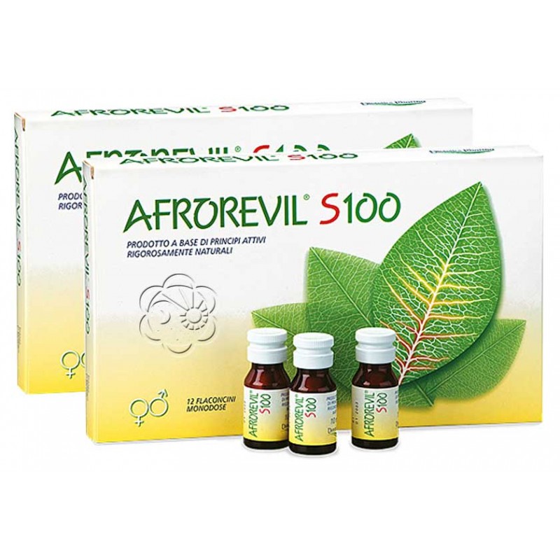 Afrorevil S100 (24 flaconcini) Afrodisiaci Naturali a Base di Erbe - 1 Confezione Afrorevil S100 (24 flaconcini) Afrodisiaci Naturali a Base di Erbe - 1 Confezione