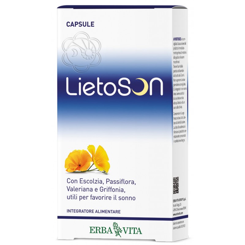 Lietoson Capsule (40 Capsule) Erba Vita - Insonnia