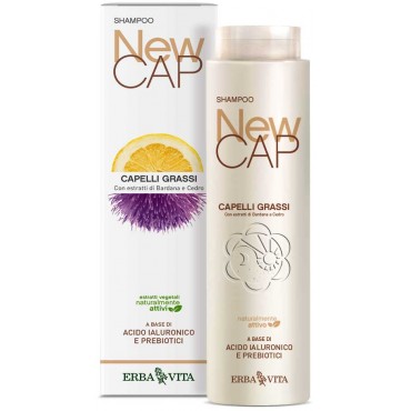 Shampoo Capelli Grassi NewCAP (200 ml) Erba Vita
