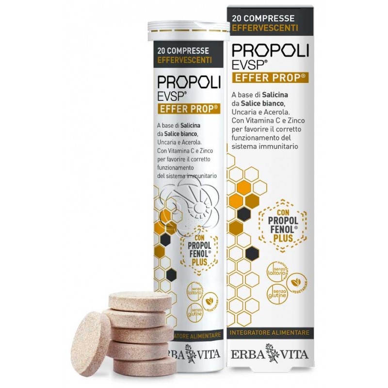 Propoli Effer Prop evsp (20 Compresse Effervescenti) Erba Vita Propoli Effer Prop evsp (20 Compresse Effervescenti) Erba Vita