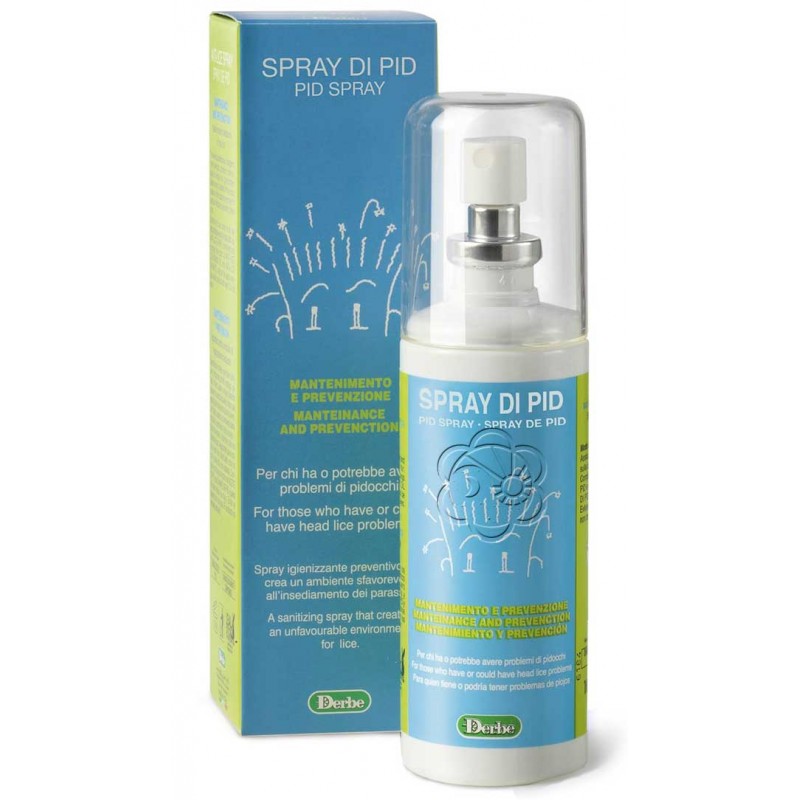 Spray di Pid (100 ml) Derbe - Spray a base di erbe contro i pidocchi - Pediculosi Spray di Pid (100 ml) Derbe - Spray a base di erbe contro i pidocchi - Pediculosi