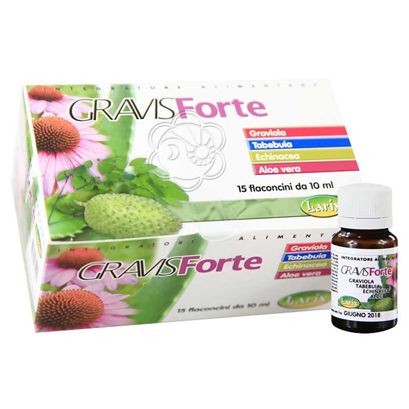 GravisForte (15 Flaconcini da 10 ml) Larix Laboratori - Sistema Immunitario GravisForte (15 Flaconcini da 10 ml) Larix Laboratori - Sistema Immunitario