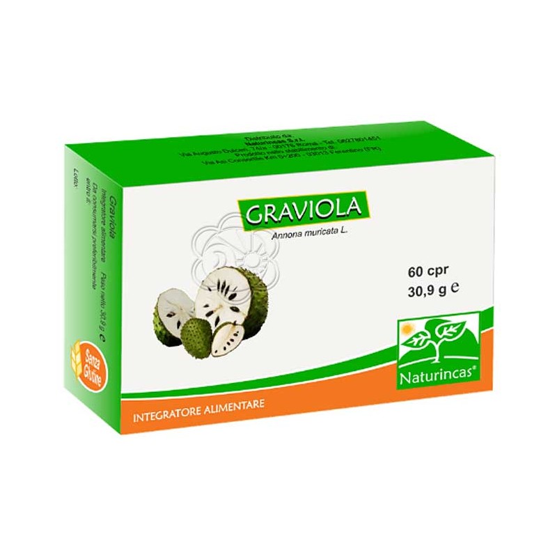 Graviola Compresse - Naturincas (60 compresse) Prevenzione Cancro