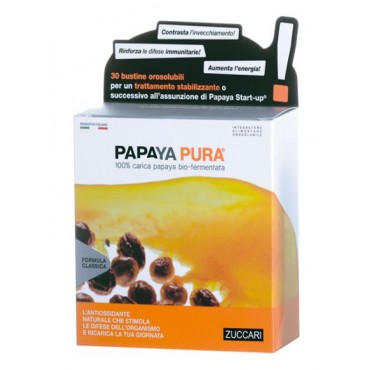 Papaya Fermentata Atomizzata (30 bustine da 3 g) Zuccari - Trattamento Antiossidante Antinvecchiamento