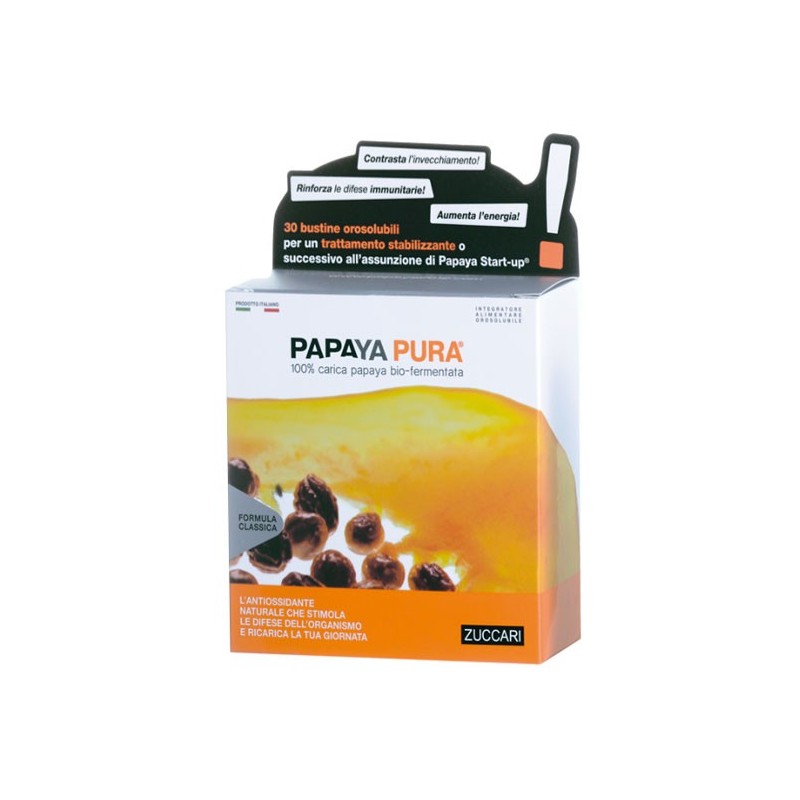 Papaya Fermentata Atomizzata (30 bustine da 3 g) Zuccari - Trattamento Antiossidante Antinvecchiamento Papaya Fermentata Atomizzata (30 bustine da 3 g) Zuccari - Trattamento Antiossidante Antinvecchiamento