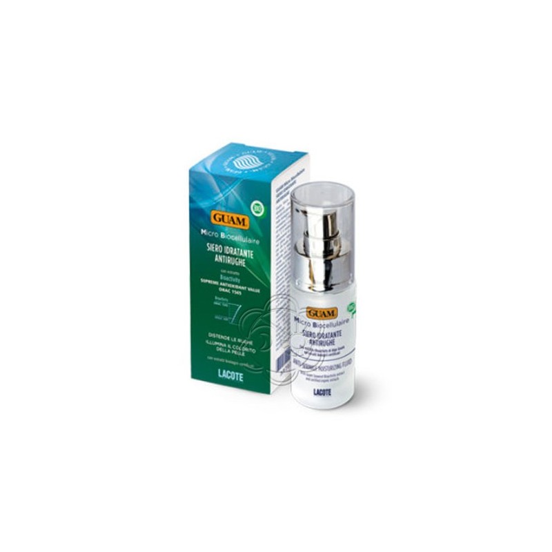 Siero Idratante Antirughe Micro Biocellulaire con Estratti Biologici Certificati (50 ml) Guam Lacote - Cosmesi Siero Idratante Antirughe Micro Biocellulaire con Estratti Biologici Certificati (50 ml) Guam Lacote - Cosmesi