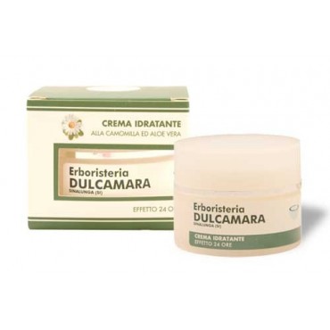 Crema Idratante Camomilla ed Aloe vera (50 ml) Linea Erboristeria Dulcamara - Cosmesi