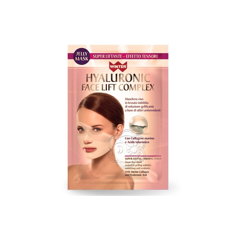 Maschera Viso Super Liftante Acido Ialuronico Face Lift Complex (1 Maschera Monouso) Winter - Cosmesi