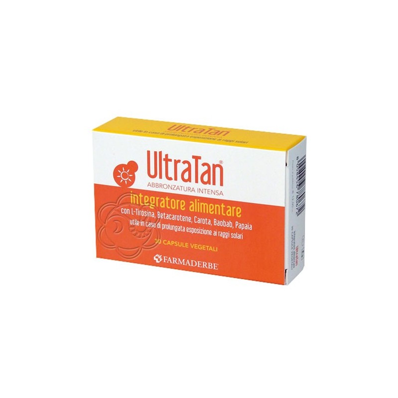 Abbronzante Ultra Tan Capsule (30 Capsule) Farmaderbe - Abbronzanti